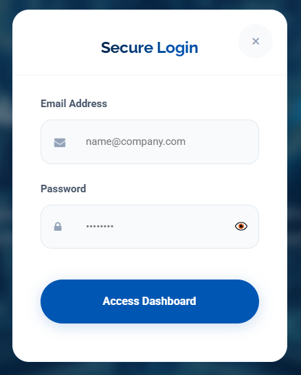 Login Screenshot